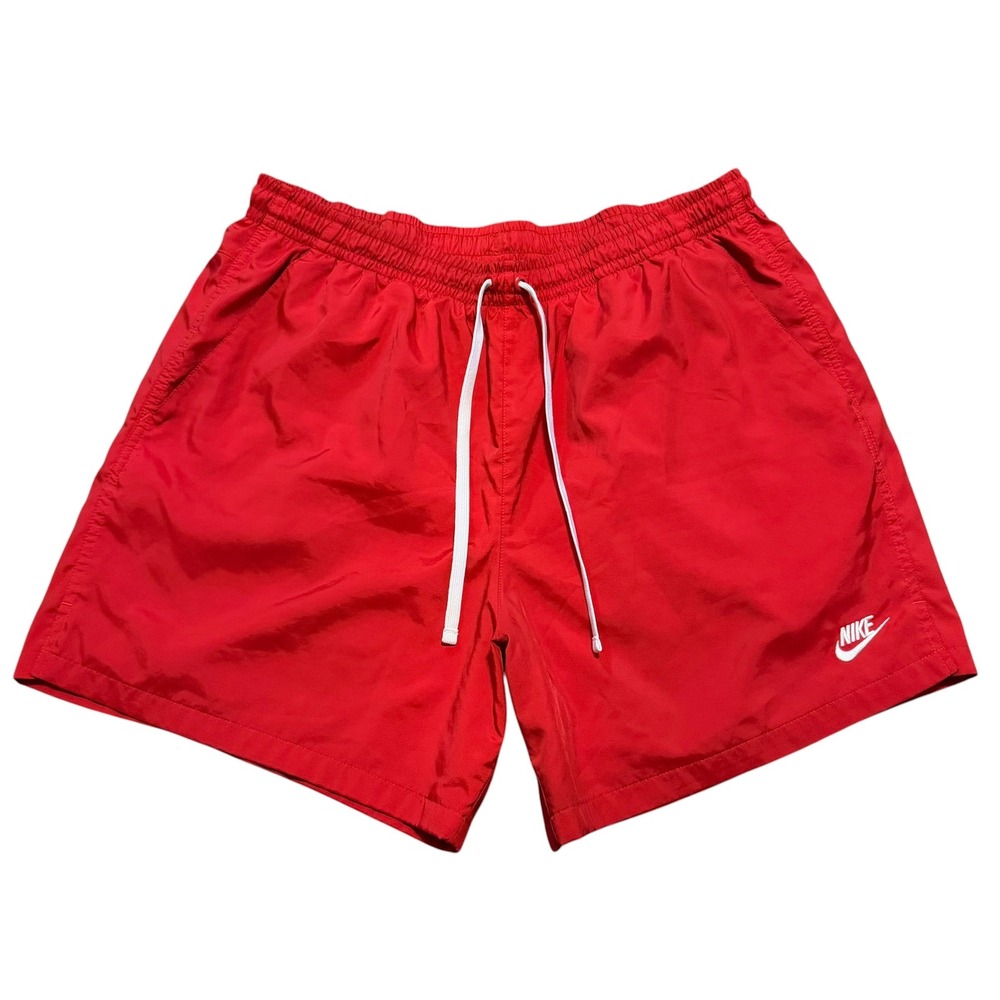 Nike Sportswear Woven Flow Shorts Mens XXL Red AR2382-657 Mesh Lined